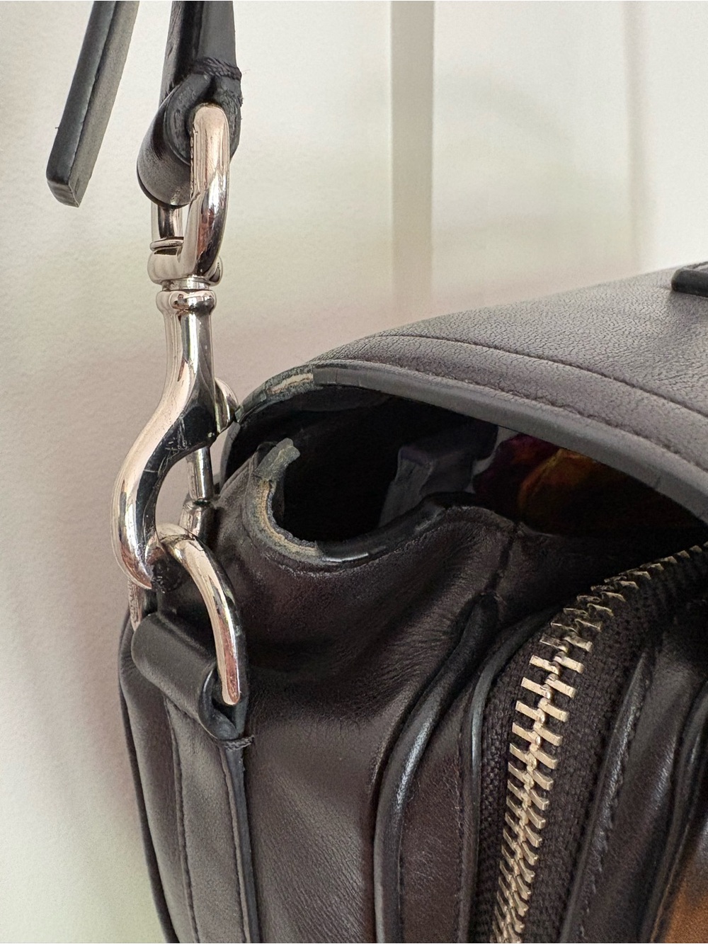 Coach F72070 Perry Flap Black  Briefcase/Laptop Bag With Slide Lock Closure - Picture 4 of 8